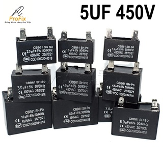 Tụ quạt dàn nóng điều hòa 5uf 450v