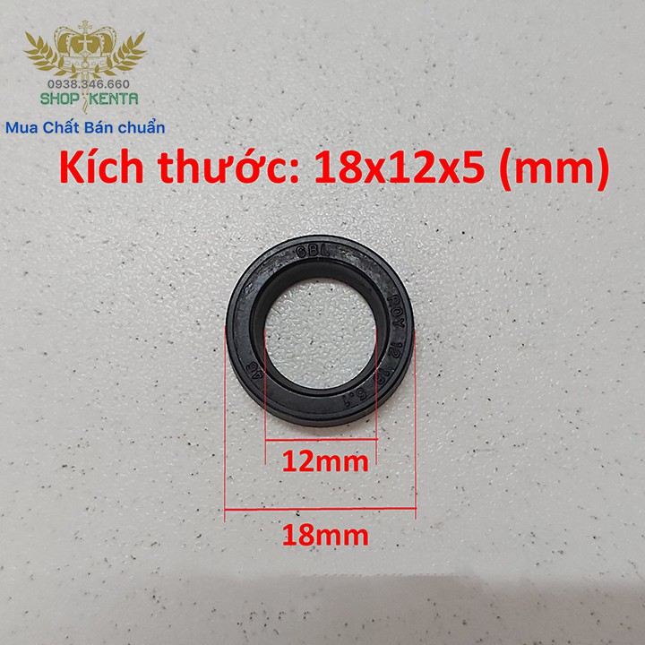 BỘ 6 GIOĂNG PHỐT NƯỚC MÁY RỬA XE CAO ÁP MINI - Kích thước: 18*12*5mm - phụ kiện máy rửa xe