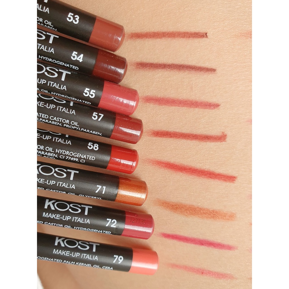 Chì kẻ môi Kost - Full Color Lip Pencil - KOST Make-up Italia
