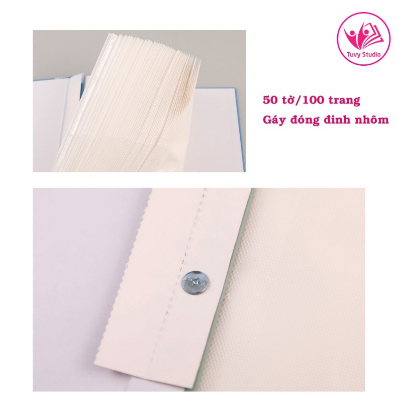 Album ảnh 13x18 đựng 200 tấm có hộp sang trọng bìa chống thấm nước sẵn hàng tại Tú Vy Studio