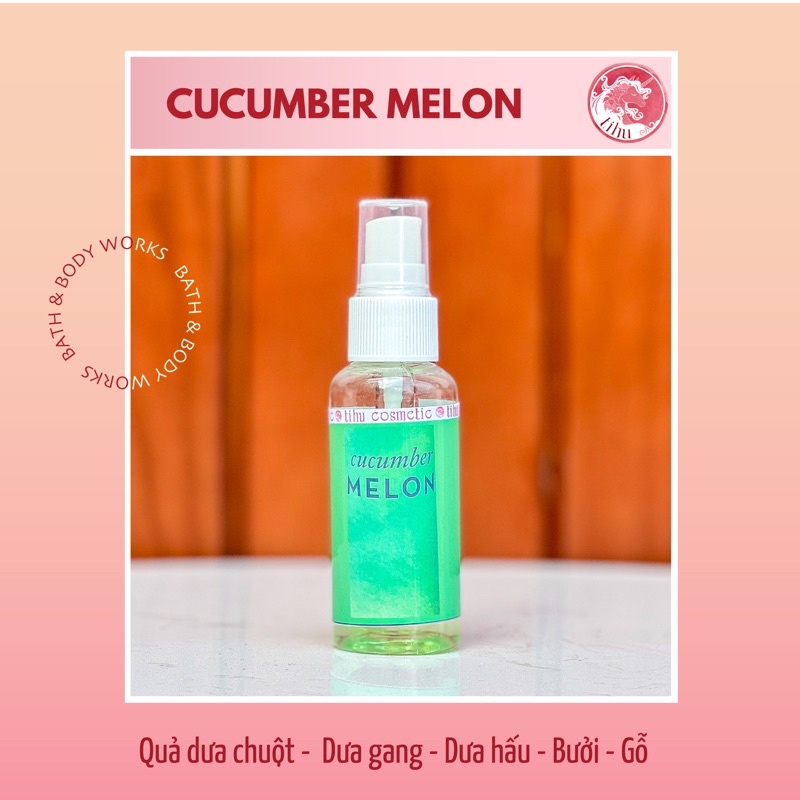 Combo 5 mùi Body Mist 10ml thơm nhất hot nhất