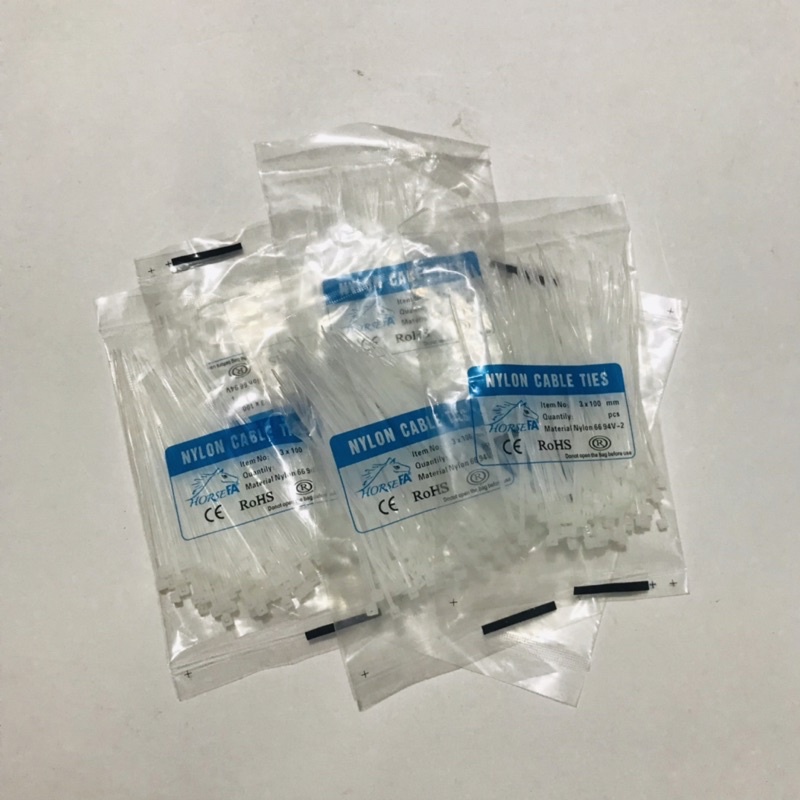 10 bịch dây rút nhựa 1 tấc, dây thít