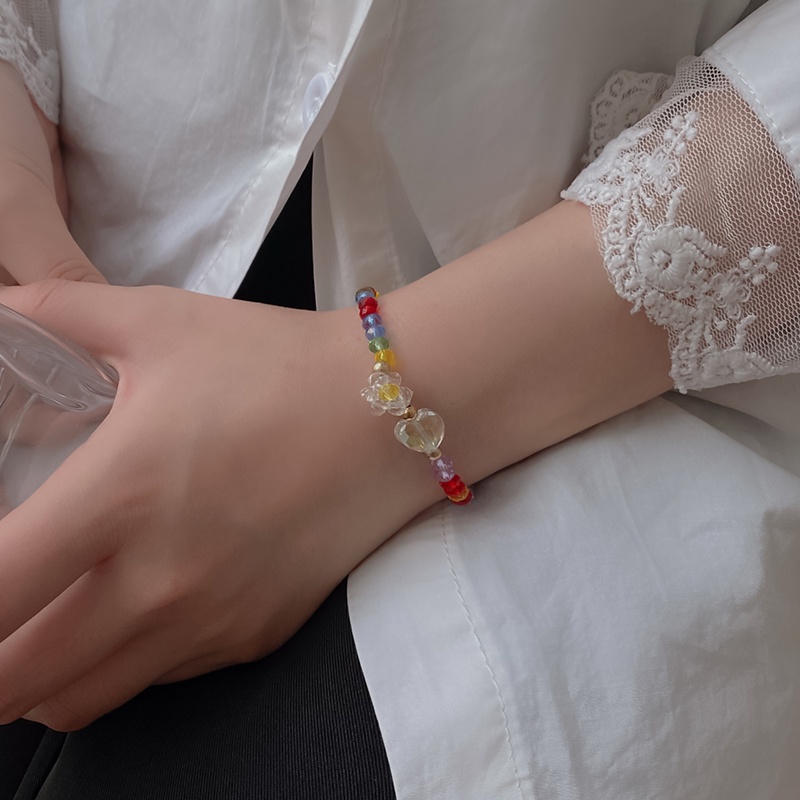 Vòng đeo tay chuỗi hạt pha lê phong cách Bohemian thời trang cho nữ | BigBuy360 - bigbuy360.vn