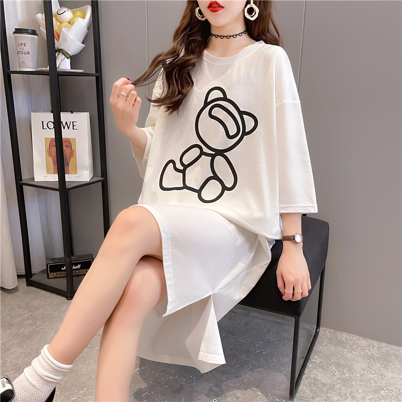 Đầm Ngủ Cotton Ngắn Tay Thời Trang Cho Nữ