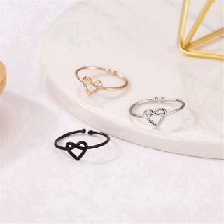 Nhẫn Hở Hình Trái Tim Đơn Giản