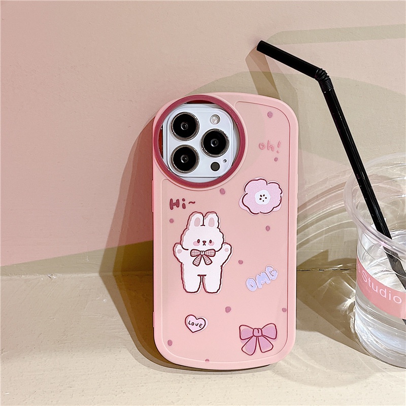 Ốp lưng iphone ốp Điện Thoại Chống Sốc Hình Thỏ Hoạt Hình Cho iPhone 14 13 12 11 PROMAX XS XR XSMAX SE2020 6 7 8PLUS