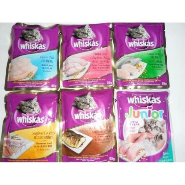 [HOT]!!! Pate Whiskas cho mèo gói 85g
