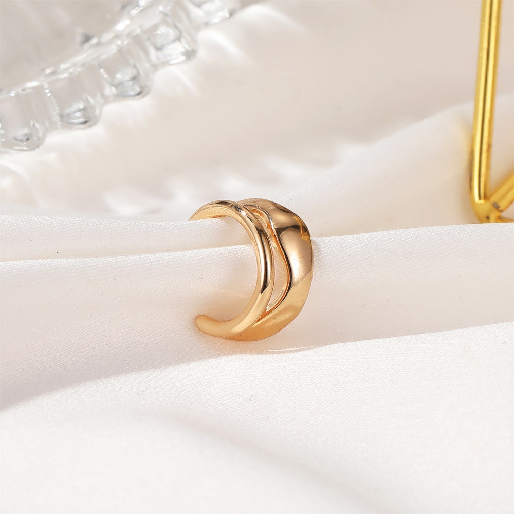 Khuyên Tai Hai Lớp Phong Cách Retro Dành Cho Nữ