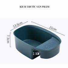 Khay Nhựa Đa Năng Lọc Rác Gắn Bồn Rửa Chén, Bồn Rửa Bát – Rổ Nhựa Đựng Giẻ Rửa Chén Xà Phòng_sho gia dụng giá rẻ