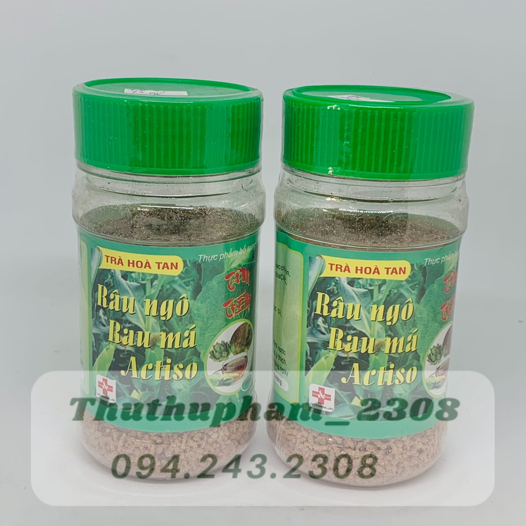 Trà Râu ngô Rau má Actiso (Lọ 150g KLT)