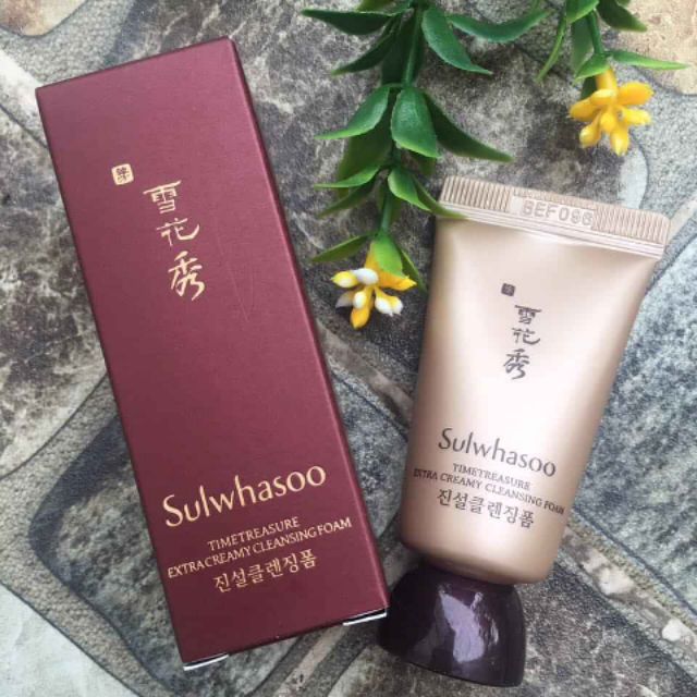 Sữa rửa mặt Sulwhasoo thông đỏ tuýp 15ml