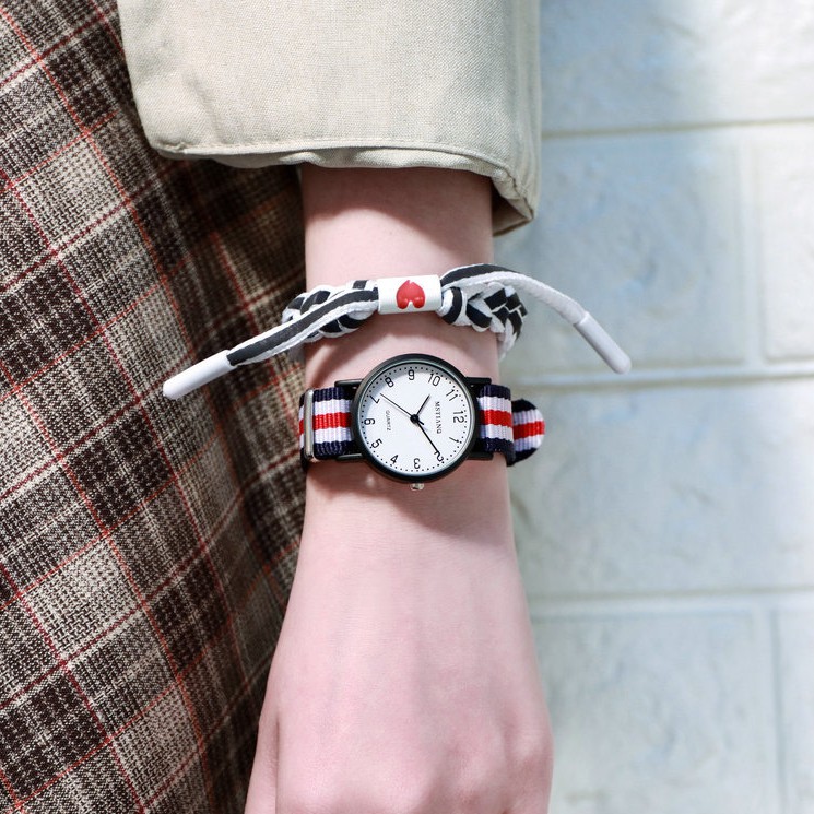 Đồng hồ nữ thời trang Mstianq MS06 dây dù cực bền mặt số tuyệt đẹp, trẻ trung, cá tính