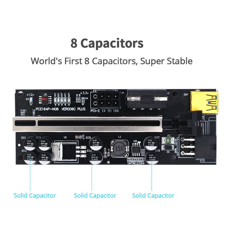 1 card chuyển đổi mở rộng VER009C PLUS USB3.0 PCI-E | BigBuy360 - bigbuy360.vn