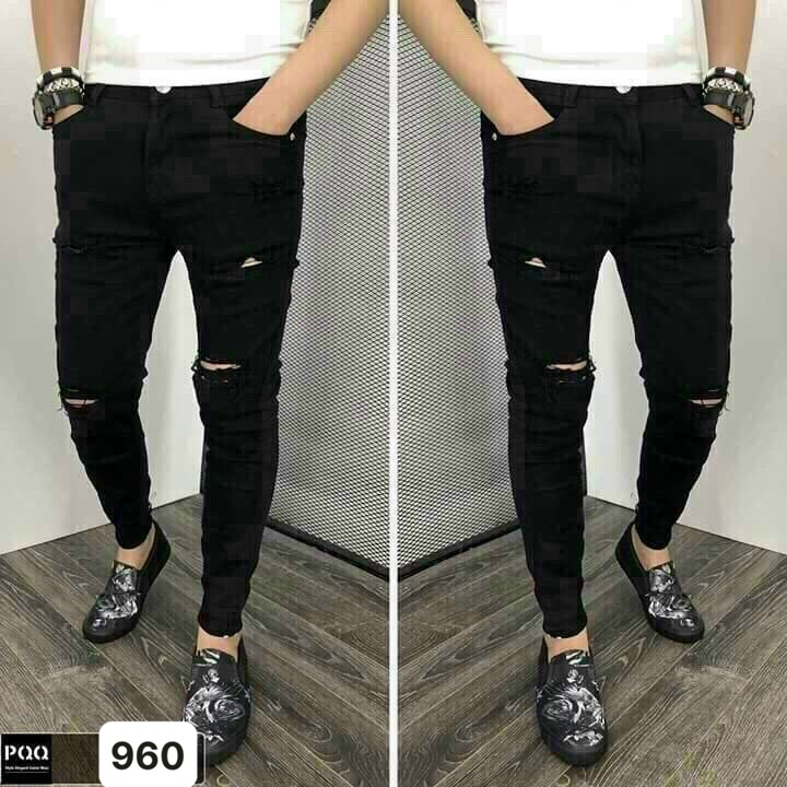 Quần Jean Nam Mẫu Mơi 💝Freeship💝 Quần Bò Nam Rách Xước Quần Rin Nam Cao Cấp HU423 | BigBuy360 - bigbuy360.vn