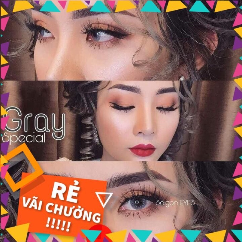 BaoLens Mắt Xám Tây - 3 size ( Giãn vừa, giãn to, không giãn)- Hàng chính hãng-