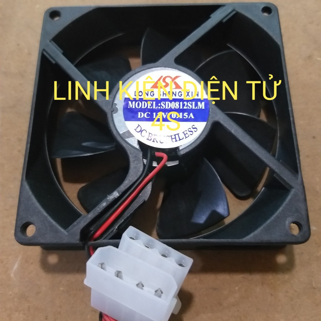 QUẠT - FAN CASE 9CM - 12V