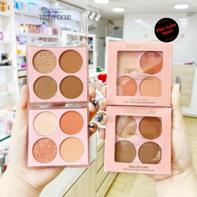 Bảng phấn mắt Sivanna Fall in Love Soft Matte Eyeshadow Pallete HF163 Thái Lan