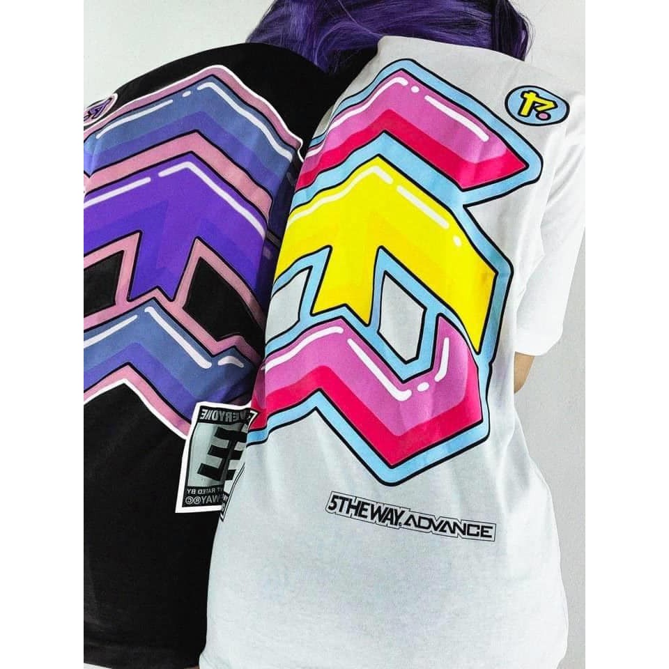 Áo Thun💚𝗙𝗥𝗘𝗘𝗦𝗛𝗜𝗣💚 Tshirt NAM Nữ Màu Đen Chất Vải Cotton Hàng FreesizeDưới 65kg Mặc Vừa( Mũi Tên) | BigBuy360 - bigbuy360.vn