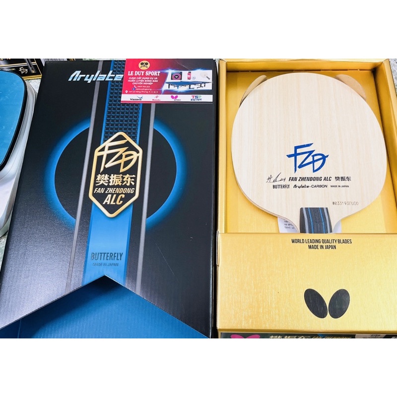 Cốt Vợt Bóng Bàn FAN ZHENDONG ALC Butterfly Hàng Chính Hãng Made In Japan