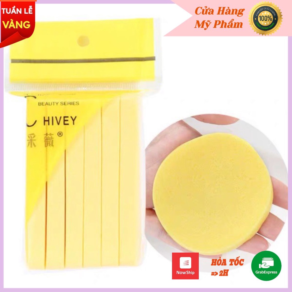 Bông Nở Rửa Mặt Chivey 12 Miếng/Gói