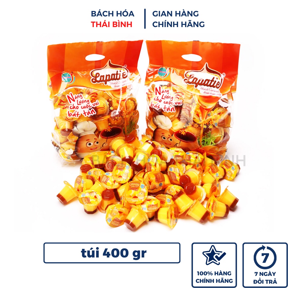 Thạch Caramen Lapatie Long hải gói 400g