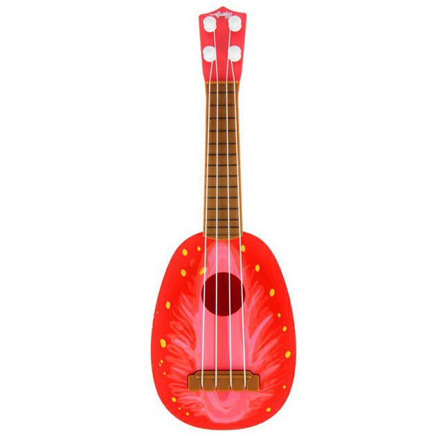 Đàn Guitar Mini Hình Trái Cây Đáng Yêu Và Đầy Màu Sắc Ngộ Nghĩnh Cho Bé Yêu