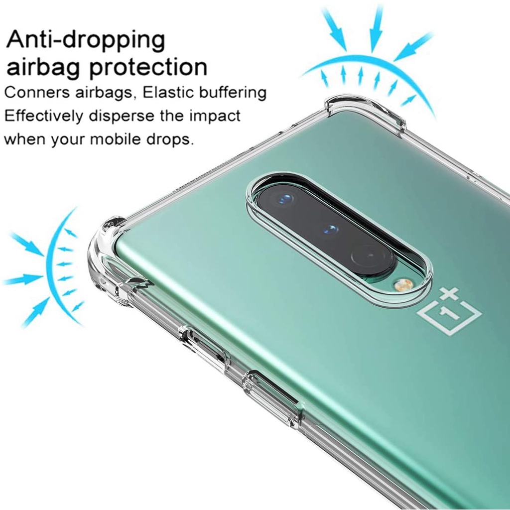Ốp điện thoại trong suốt chống sốc thời trang cho OnePlus 9 Nord N10 N100 8T 8 7 7T Pro Nord 6T 5G