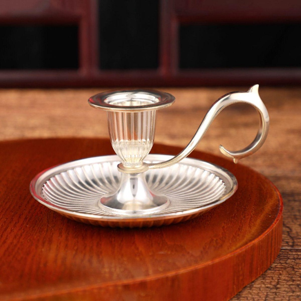 Giá Đỡ Nến Bằng Kim Loại Phong Cách Giáng Sinh Độc Đáo