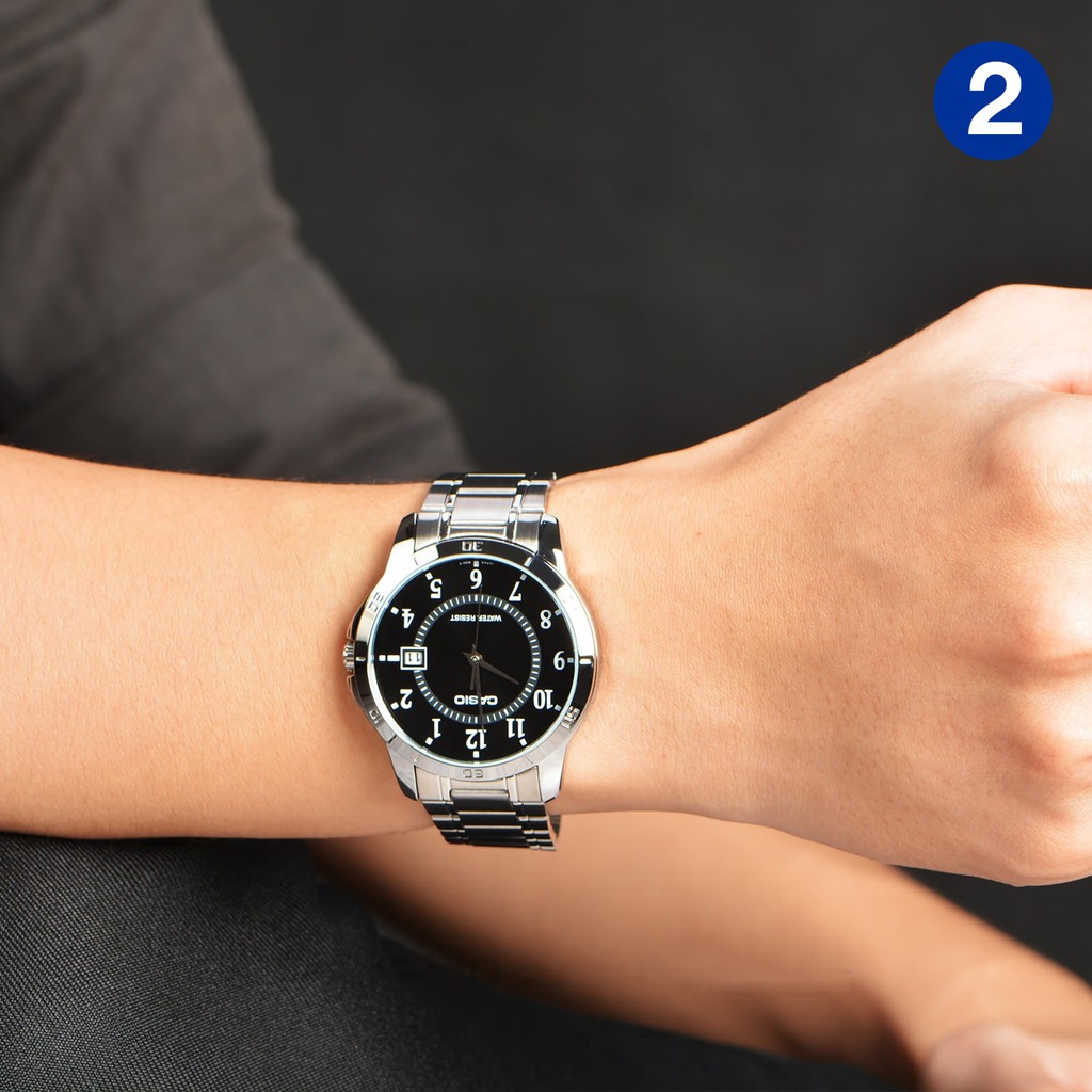 Đồng hồ nam dây kim loại Casio chính hãng Anh Khuê MTP-V004 Series (41mm)