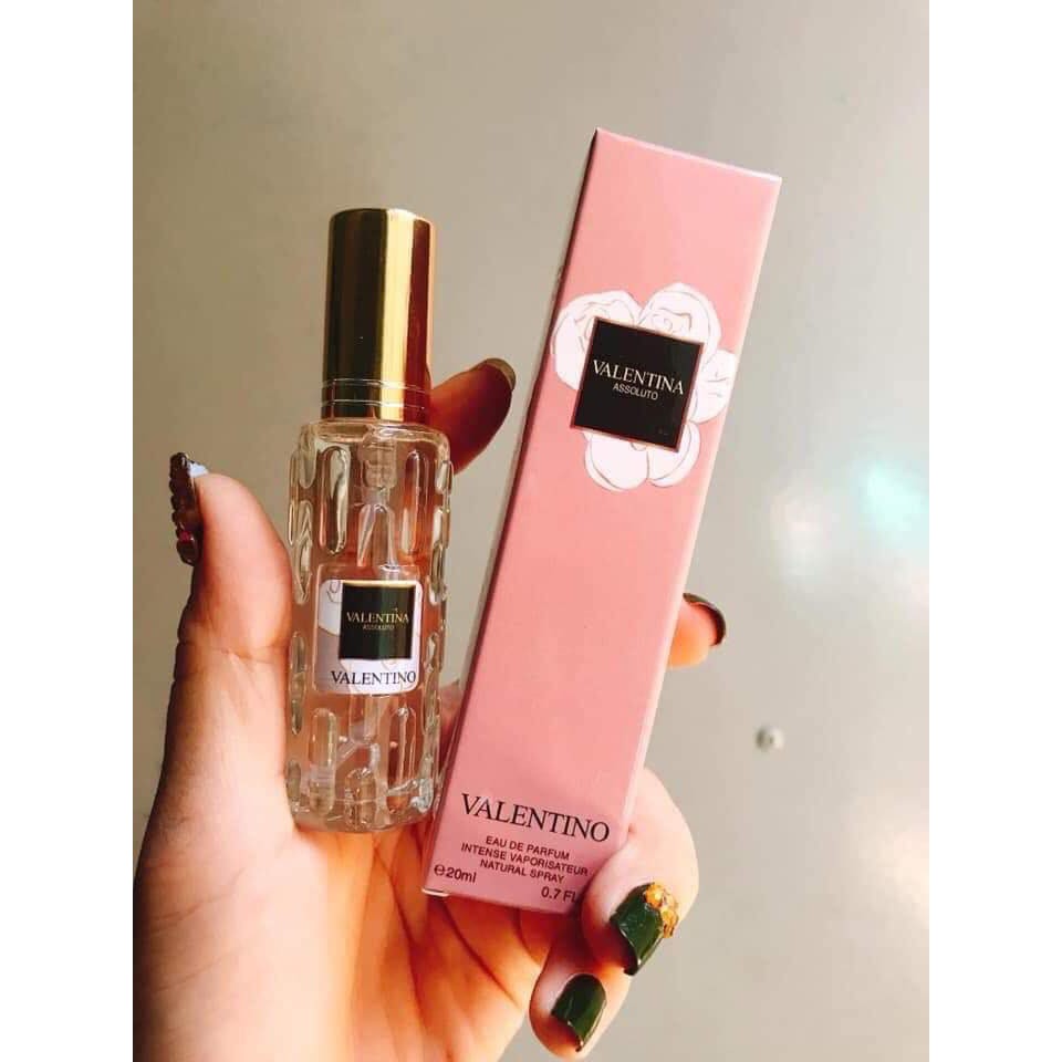 Nước hoa valentino mini nữ chai 20ml dạng xịt- mẫu 4d- Mùi Valentino