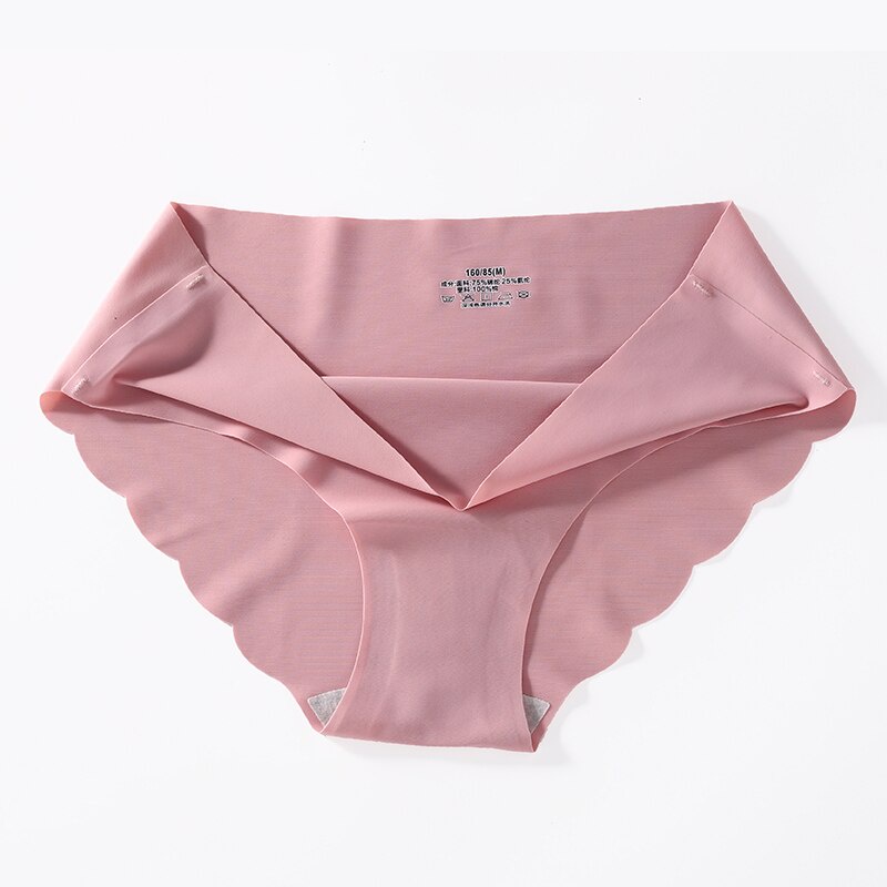 FINETOO Quần lót liền mạch mềm mại thoải mái cho nữ kích thước M-XL
