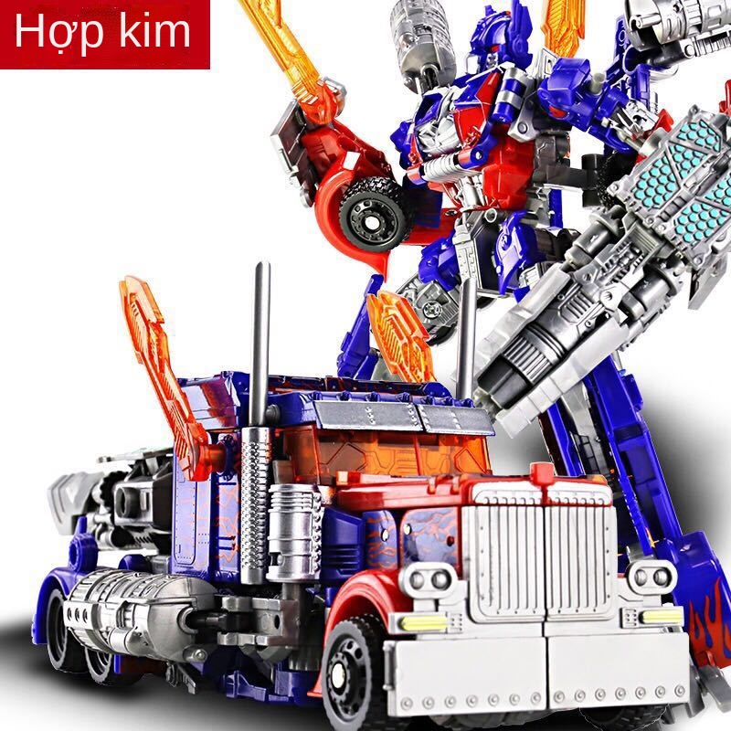 ┅◕Hợp kim ngoại cỡ Transformers 5 Mô hình robot ô tô Hornet Optimus Prime 6 Đồ chơi trẻ em