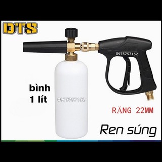 BỘ SÚNG XỊT RỬA VÀ BÌNH TẠO BỌT TUYẾT CAO CẤP CHO MÁY RỬA XE ÁP LỰC CAO