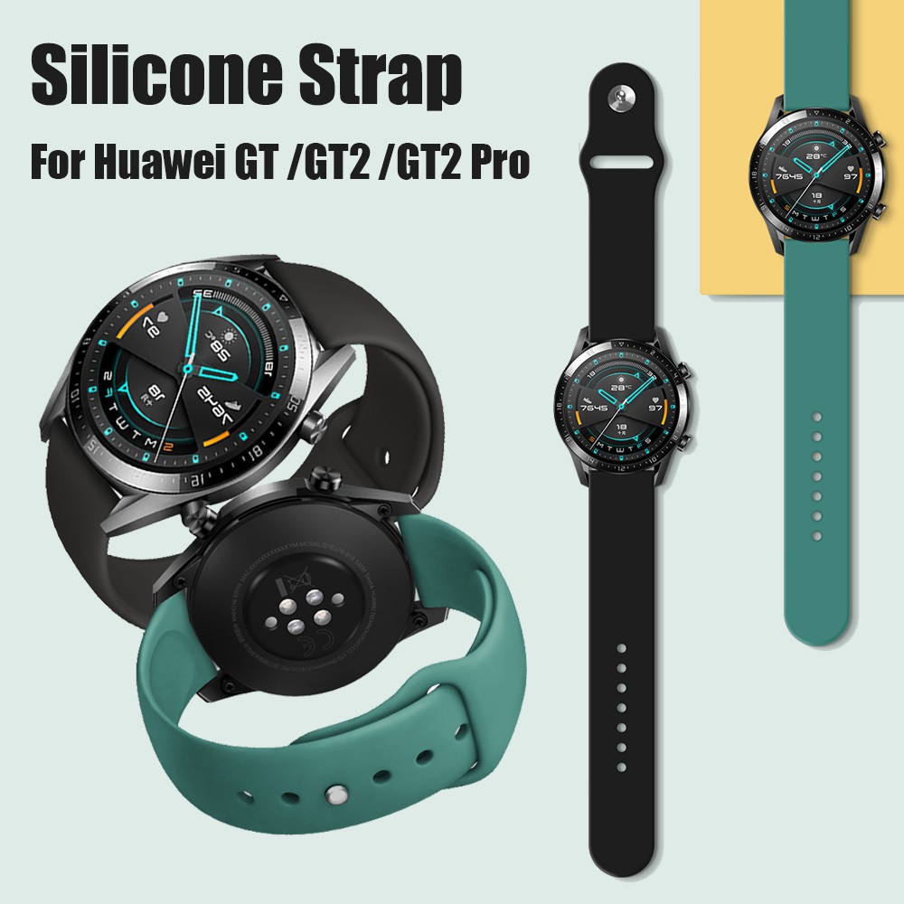 Dây Đeo Silicon Thoáng Khí Cho Đồng Hồ Huawei Gt2 Pro 46mm 42mm Gt 2e Honor Magic Watch 2