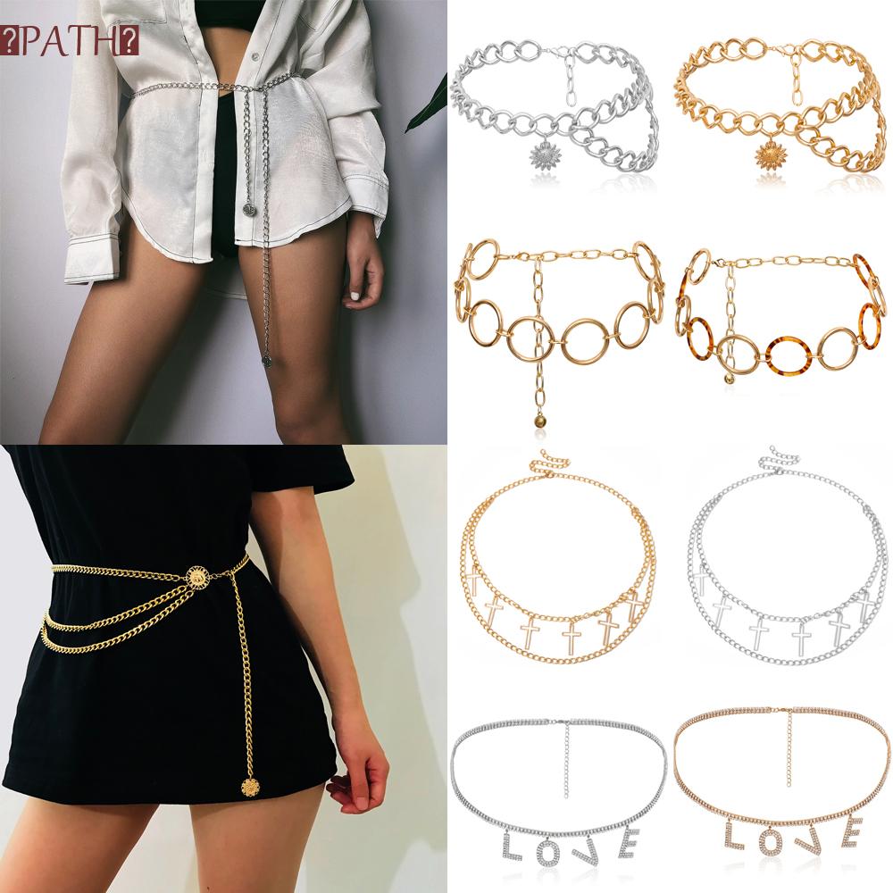 Thắt lưng dạng chuỗi xích phong cách bohemian sành điệu