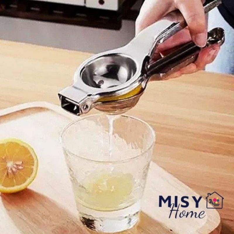 Dụng cụ ép vắt nước chanh bằng tay, cầm tay inox pha chế đồ uống dành cho bartender Misy home