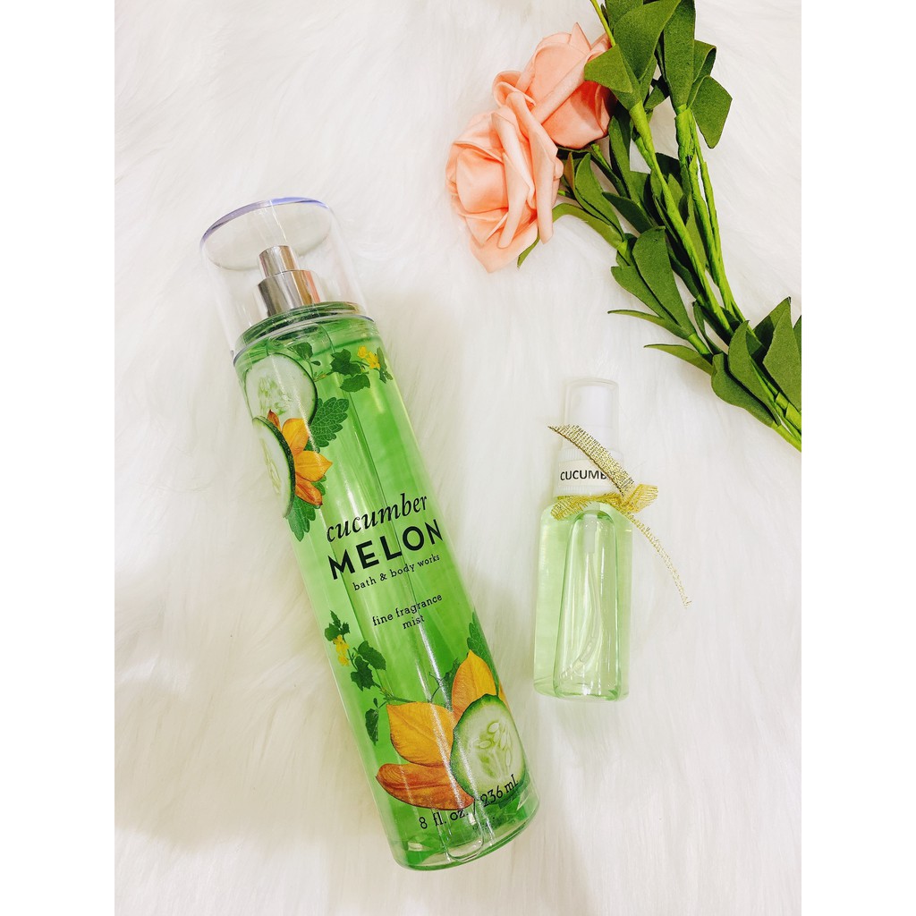 (33ML)XỊT THƠM BATH&BODYWORKS CUCUMBER MELON | Thế Giới Skin Care