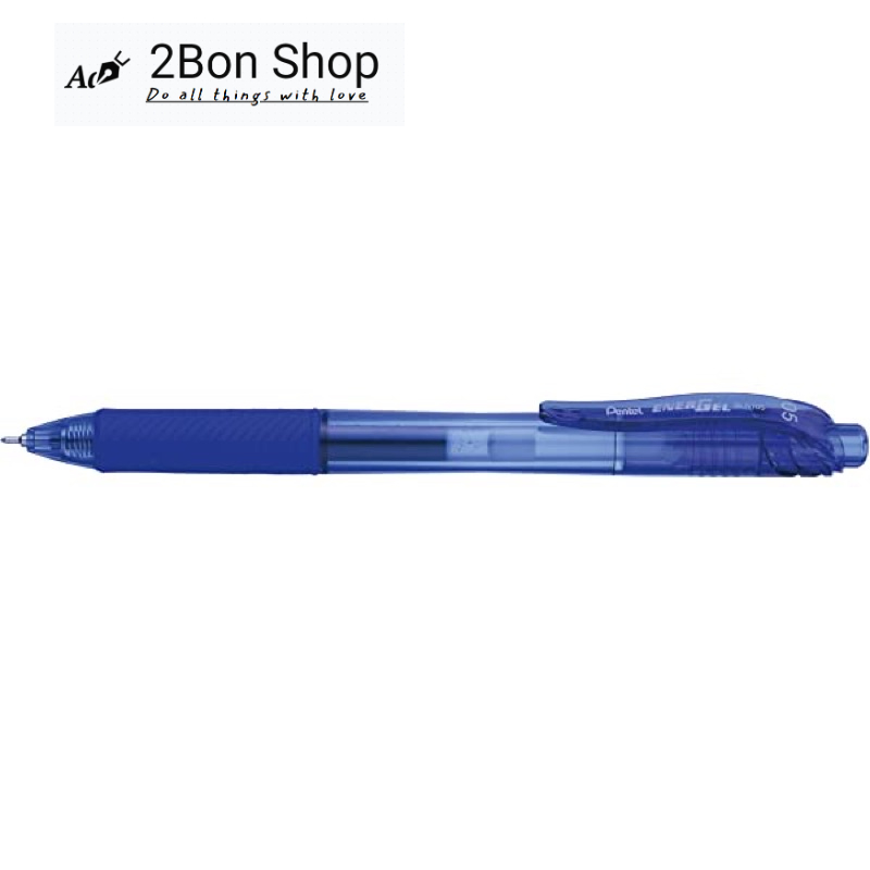 Pentel Energel BLN105 Màu Xanh | Trơn Mượt Siêu Nhanh Khô | Bút Bi Nước Màu Xanh