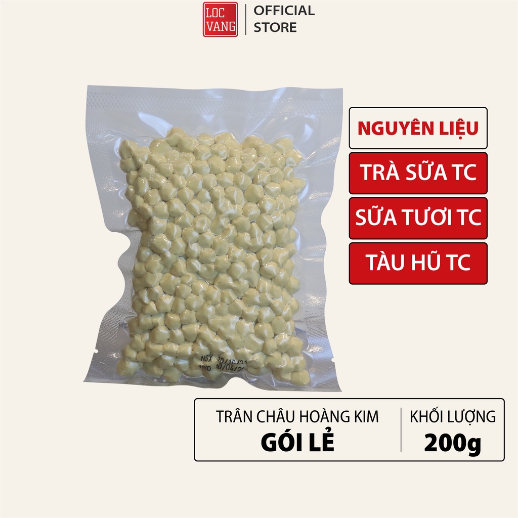 TRÂN CHÂU HOÀNG KIM Làm Trà Sữa Đường Đen Nâu Tự Pha Hồng Trà Đen Lục Trà Lài Thái Xanh Thái Đỏ 200g