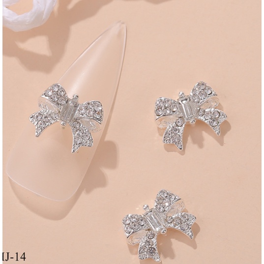 Charm nơ trang trí nail