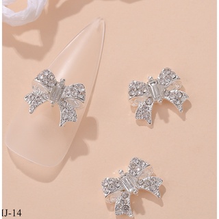 charm nơ kép trang trí nail