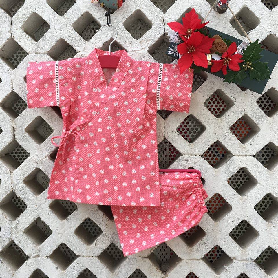 DỌN KHO XẢ Bộ Yukata cho bé số 5 (17-22kg)