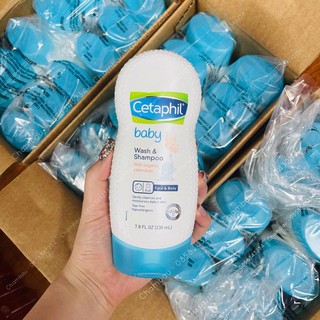 👶AN TOÀN CHO BÉ 👶Sữa Tắm Gội Toàn Thân Cho Bé Cetaphil Baby Của Mĩ 230ml
