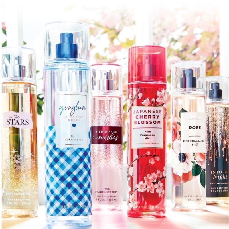 GIÁ HUỶ DIỆT Xịt thơm Bath and Body Works đủ mùi