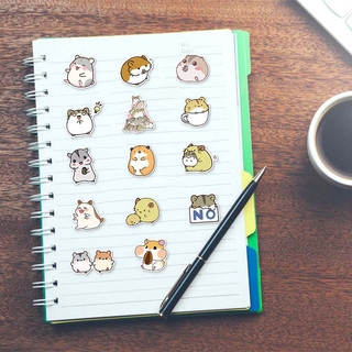 Bộ 50 miếng dán hình chuột hamster dễ thương