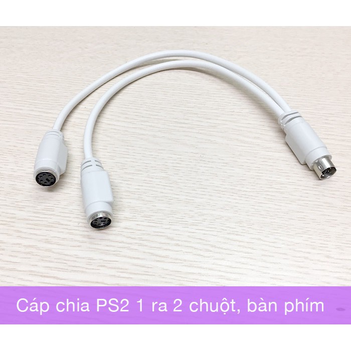 Dây cáp chia PS2 từ 1 ra 2 chuột, bàn phím máy tính | BigBuy360 - bigbuy360.vn