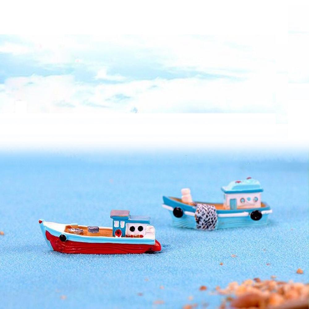 NICKOLAS Thuyền Buồm Bằng Gỗ Dùng Trang Trí Bể Cá