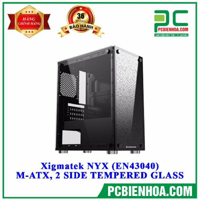 Vỏ máy tính XIGMATEK NYX (EN43040)-M-ATX2 SIDE TEMPERED GLASS