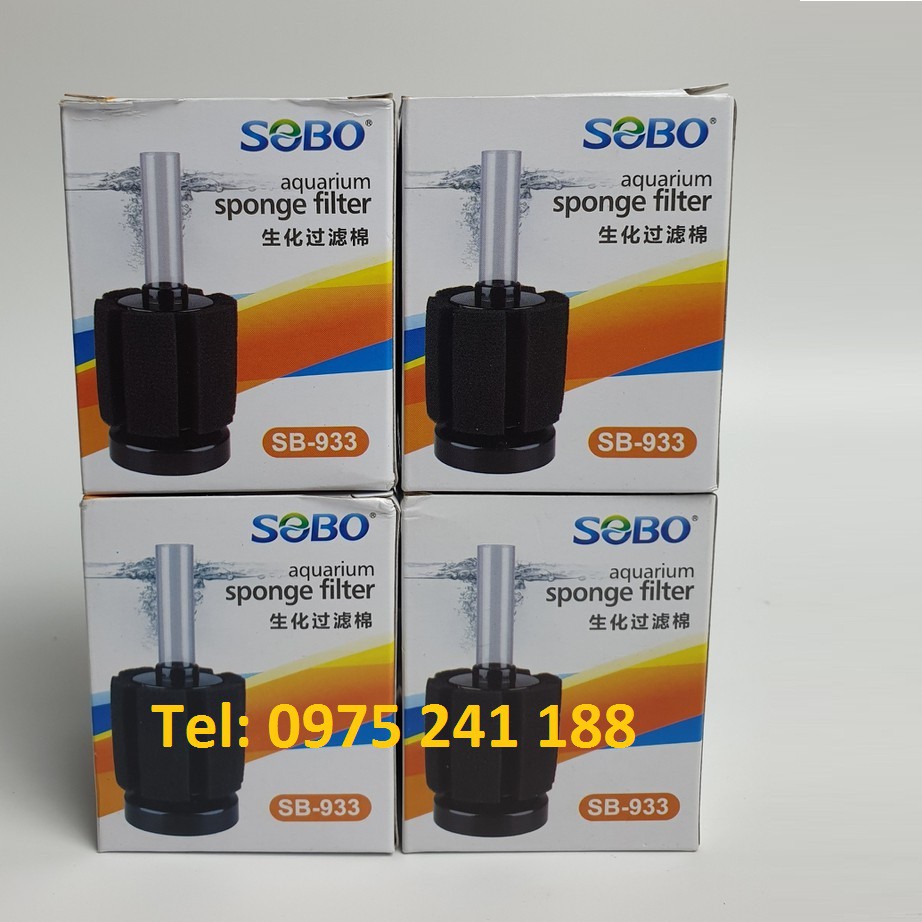 Lọc sủi vi sinh mini Sobo SB-933, lọc sủi vi sinh mini dạng góc SB-833