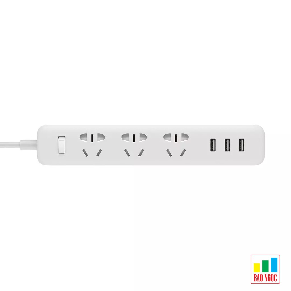 Ổ cắm điện Xiaomi 3 ổ điện 3 cổng USB sạc nhanh 5V-2A Powerstrip